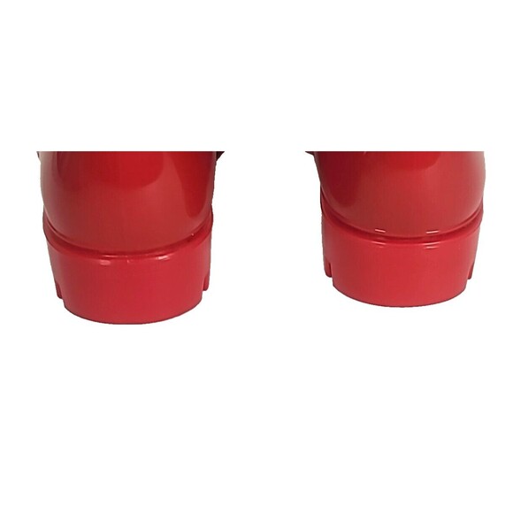 Evshine Boots Womens 39 Mid Calf Rain Garden Red Rubber Pull On Waterproof NEW - Picture 9 of 10